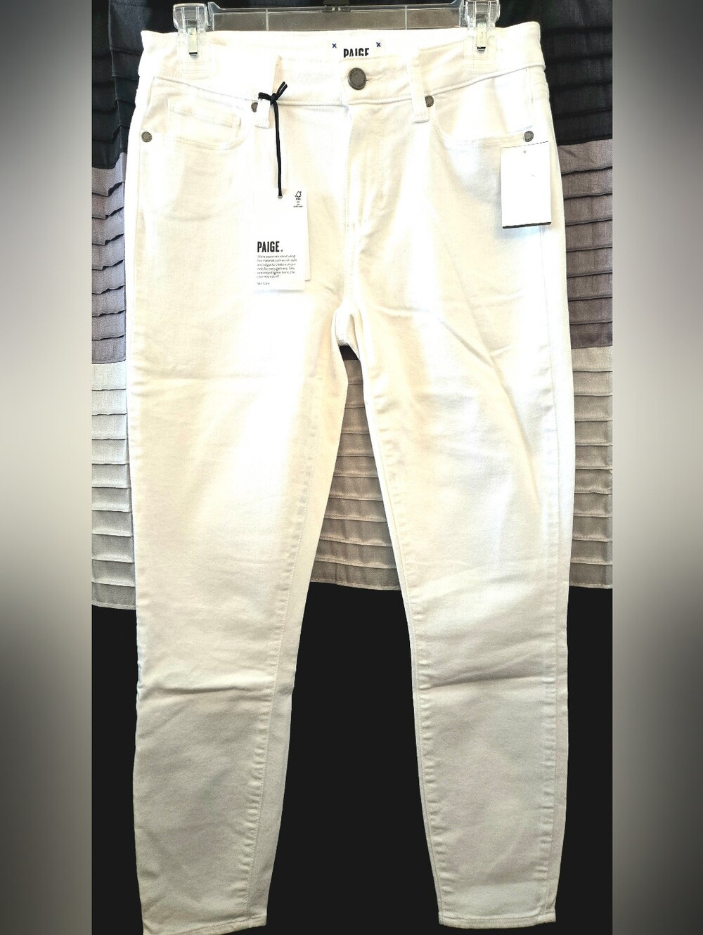 PAIGE White Verdugo Crop Jeans - NWT